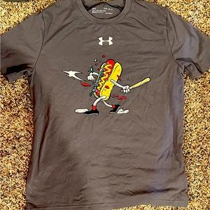 Kids Under Armour Heat Gear Baseball T-Shirt
